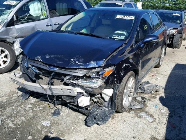 JTHBB1BA8A2003375 - 2010 LEXUS HS 250H BLUE photo 2