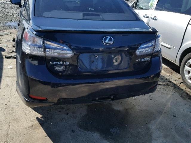 JTHBB1BA8A2003375 - 2010 LEXUS HS 250H BLUE photo 9