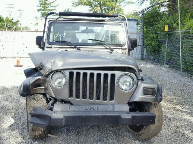 1J4FA39S23P309195 - 2003 JEEP WRANGLER C BEIGE photo 9