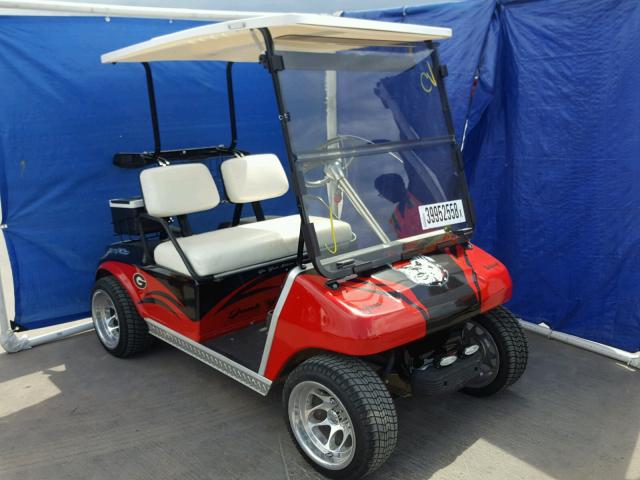 N0V1NPLATE01 - 1983 CLUB GOLF CART RED photo 1