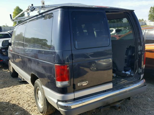 1FMRE11L9YHB19228 - 2000 FORD ECONOLINE BLUE photo 3