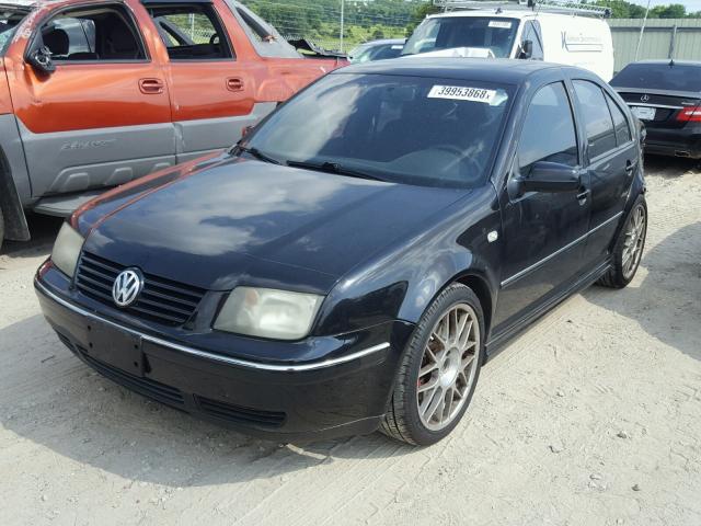 3VWSE69M94M134735 - 2004 VOLKSWAGEN JETTA GLS BLACK photo 2