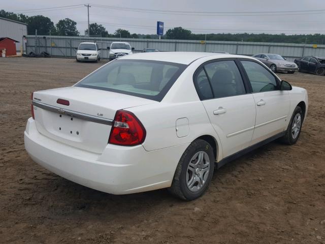 1G1ZS58F97F223497 - 2007 CHEVROLET MALIBU LS WHITE photo 4