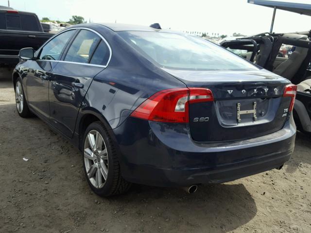 YV1902FH6C2131355 - 2012 VOLVO S60 T6 BLUE photo 3