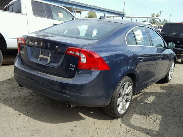 YV1902FH6C2131355 - 2012 VOLVO S60 T6 BLUE photo 4