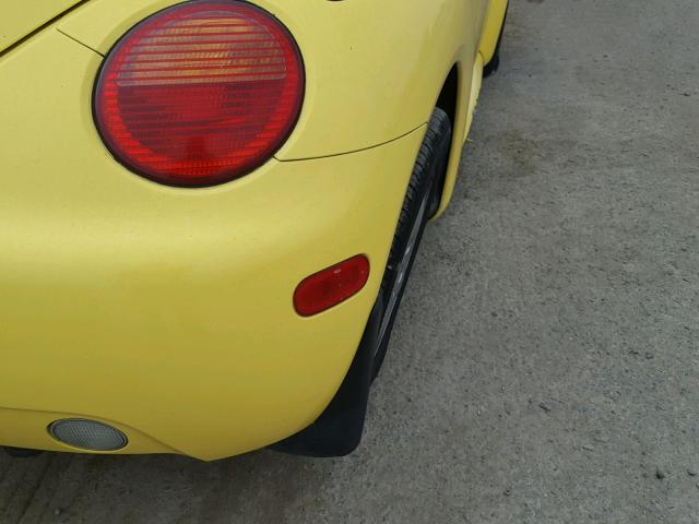 3VWBC21C7XM440175 - 1999 VOLKSWAGEN NEW BEETLE ყვითელი ფოტო 9