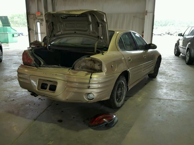 1G2NF52F02C297134 - 2002 PONTIAC GRAND AM S 棕色 照片 4