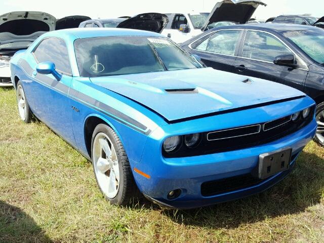 2C3CDZBT4GH172667 - 2016 DODGE CHALLENGER BLUE photo 1