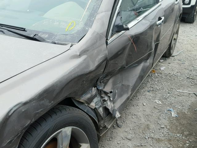1G1ZC5E0XCF108317 - 2012 CHEVROLET MALIBU 1LT 棕色 照片 10