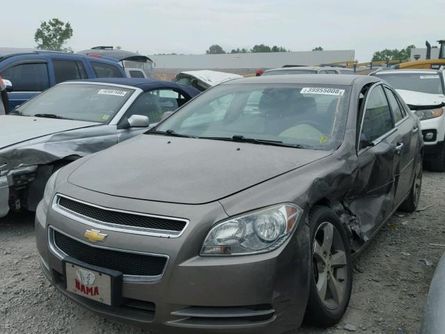 1G1ZC5E0XCF108317 - 2012 CHEVROLET MALIBU 1LT 棕色 照片 2