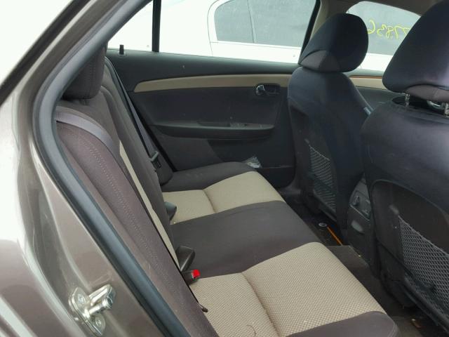 1G1ZC5E0XCF108317 - 2012 CHEVROLET MALIBU 1LT 棕色 照片 6