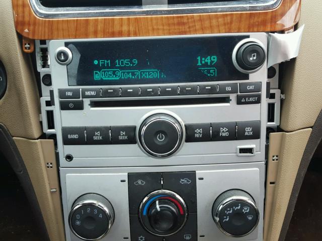 1G1ZC5E0XCF108317 - 2012 CHEVROLET MALIBU 1LT 棕色 照片 9