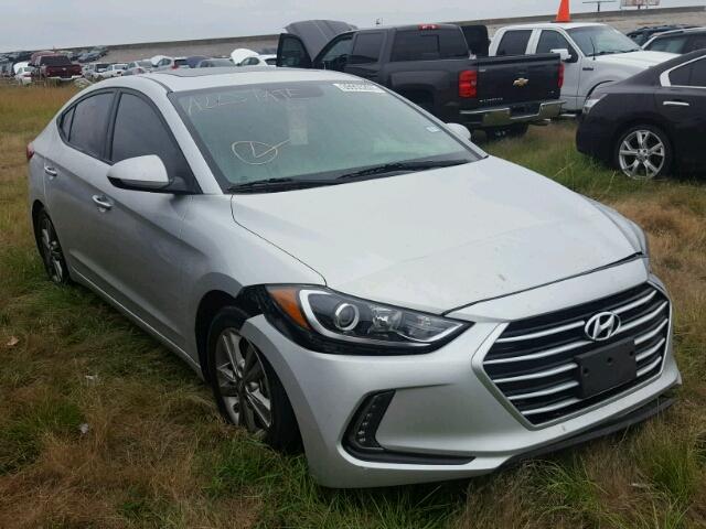 5NPD84LF0HH167569 - 2017 HYUNDAI ELANTRA SILVER photo 1