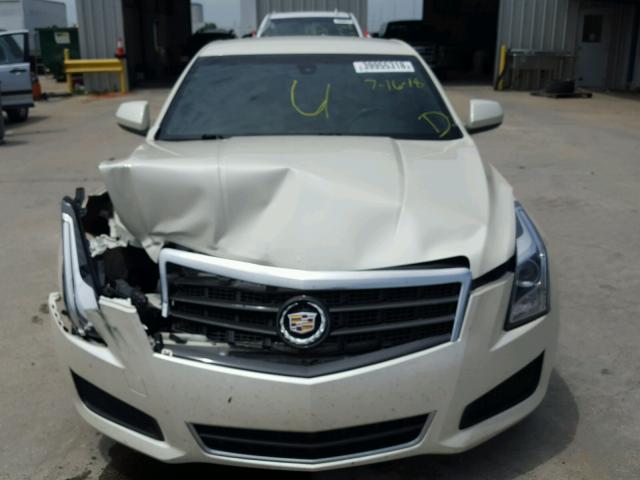 1G6AA5RA9E0163816 - 2014 CADILLAC ATS WHITE photo 7