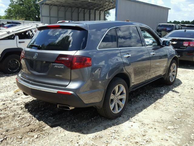 2HNYD2H83CH543303 - 2012 ACURA MDX ADVANC CHARCOAL photo 4