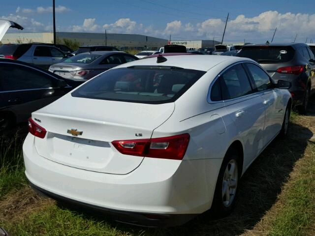 1G1ZB5ST7GF282658 - 2016 CHEVROLET MALIBU LS WHITE photo 4