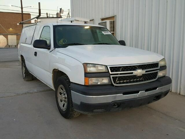 3GCEC14X06G252829 - 2006 CHEVROLET SILVERADO WHITE photo 1