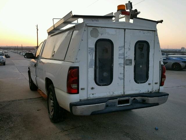 3GCEC14X06G252829 - 2006 CHEVROLET SILVERADO WHITE photo 3