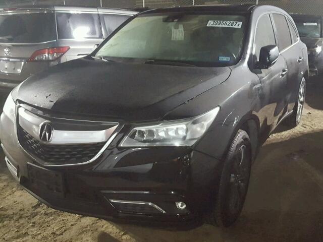 5FRYD4H63EB014067 - 2014 ACURA MDX TECHNO CHARCOAL photo 2