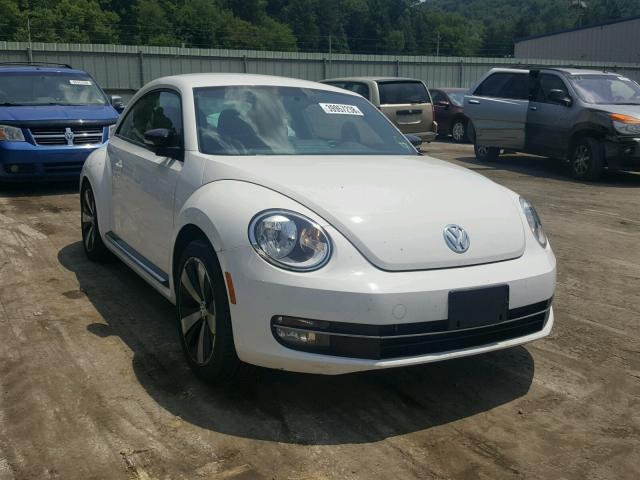 3VW4A7AT7CM631732 - 2012 VOLKSWAGEN BEETLE TUR WHITE photo 1