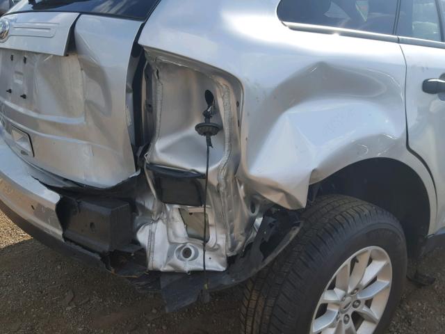 2FMDK3GCXDBB42482 - 2013 FORD EDGE SE SILVER photo 9