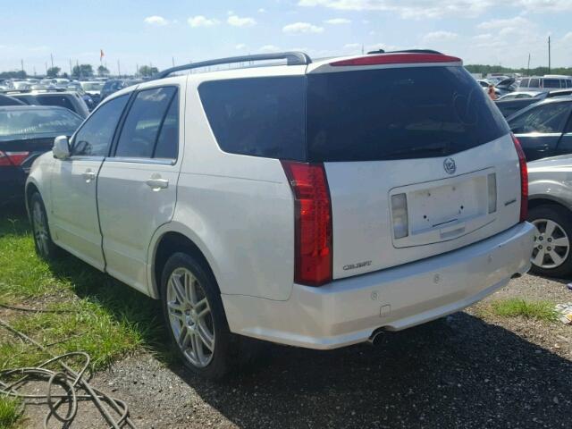 1GYEE637580182545 - 2008 CADILLAC SRX WHITE photo 3