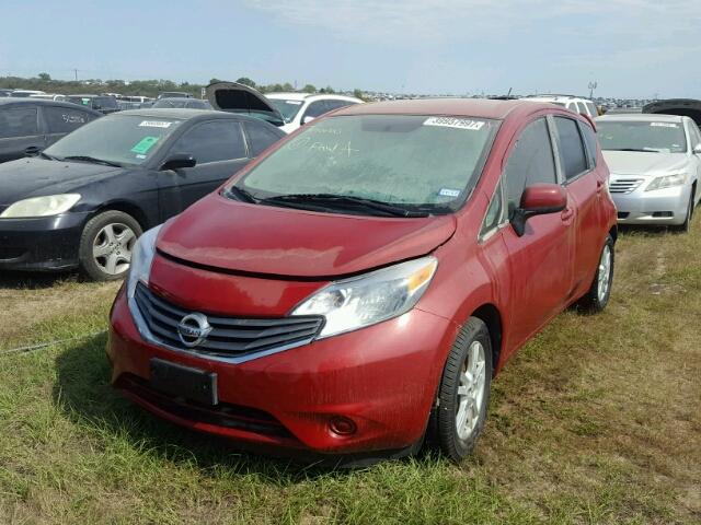 3N1CE2CPXEL388449 - 2014 NISSAN VERSA NOTE RED photo 2