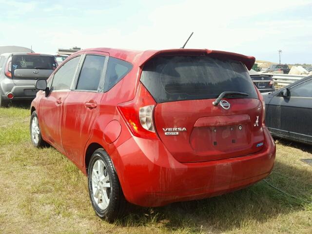 3N1CE2CPXEL388449 - 2014 NISSAN VERSA NOTE RED photo 3