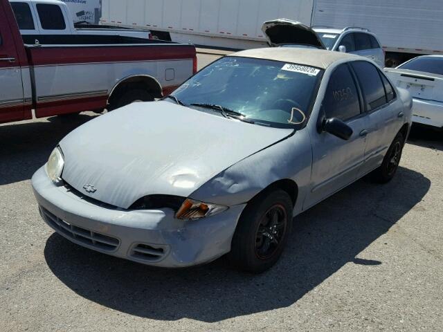 1G1JC524217192404 - 2001 CHEVROLET CAVALIER B GRAY photo 2