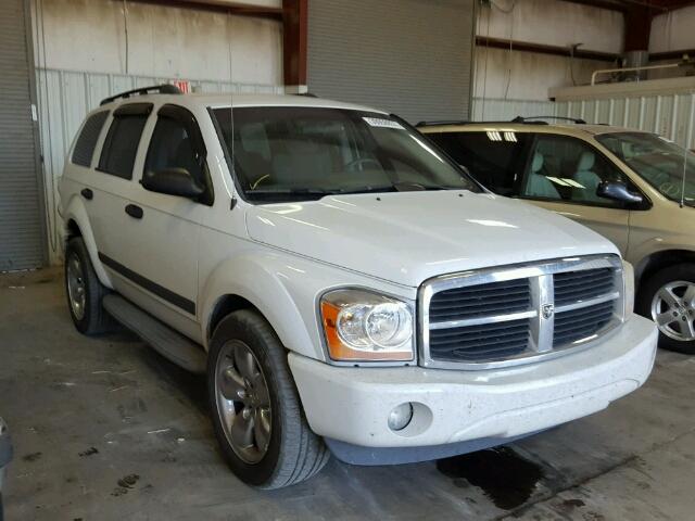 1D4HD48N76F186336 - 2006 DODGE DURANGO SL WHITE photo 1