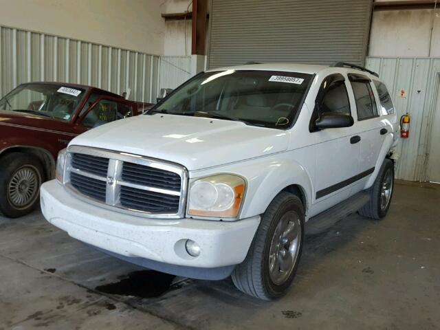 1D4HD48N76F186336 - 2006 DODGE DURANGO SL WHITE photo 2