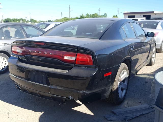 2C3CDXAT1CH133793 - 2012 DODGE CHARGER PO BLACK photo 4