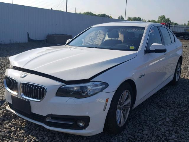 WBA5A7C59FD620850 - 2015 BMW 528 XI WHITE photo 2