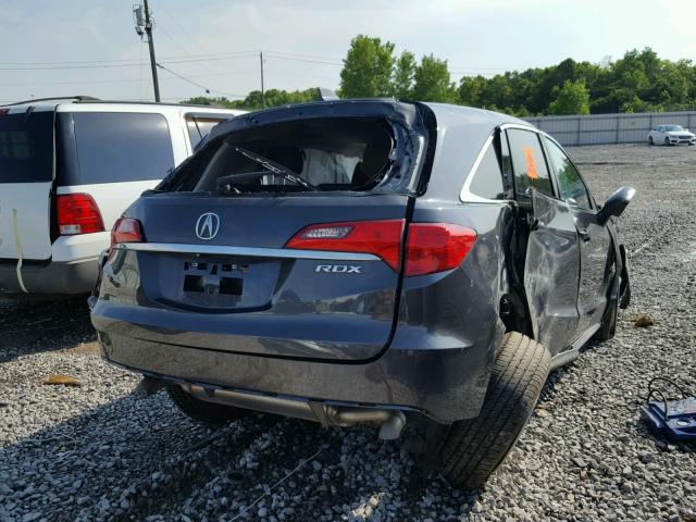 5J8TB3H3XEL016219 - 2014 ACURA RDX BASE GRAY photo 4