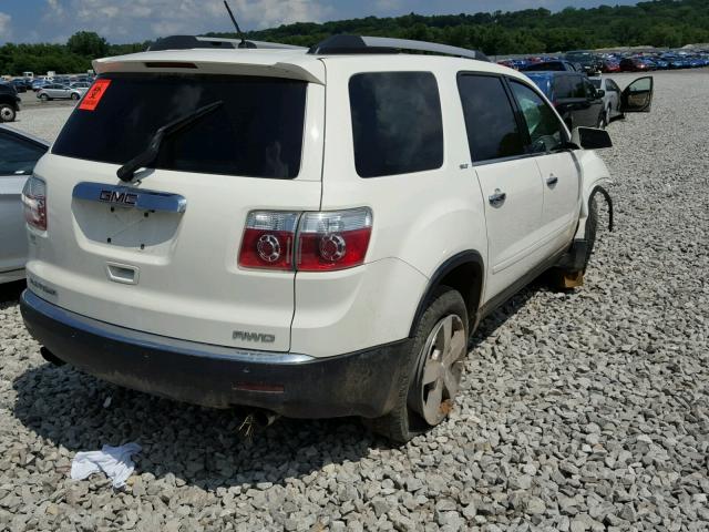 1GKLVMED3AJ181208 - 2010 GMC ACADIA SLT 白色 照片 4