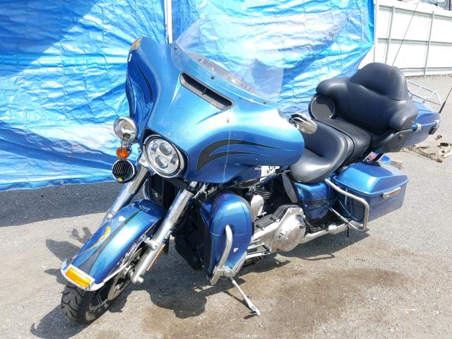 1HD1KEL15EB615671 - 2014 HARLEY-DAVIDSON FLHTK ELEC 蓝色 照片 2