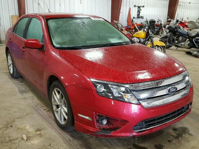 3FAHP0JA5CR178471 - 2012 FORD FUSION SEL RED photo 1