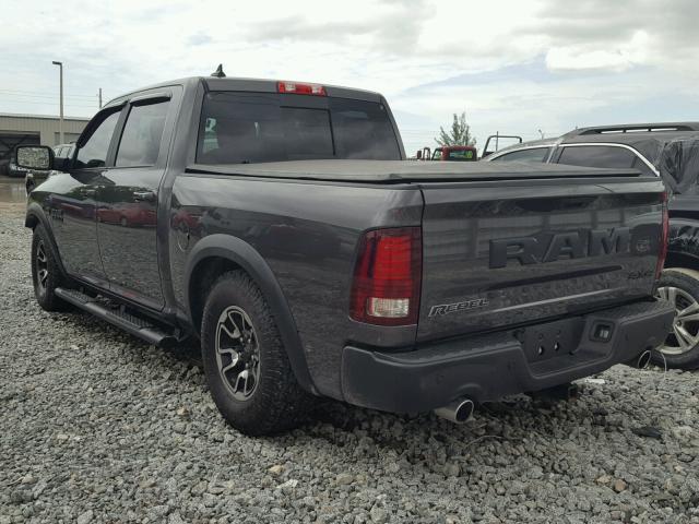 1C6RR7YT8GS358201 - 2016 RAM 1500 REBEL შავი ფოტო 3
