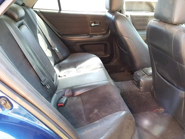 JTHBD182110022372 - 2001 LEXUS IS 300 BLUE photo 6