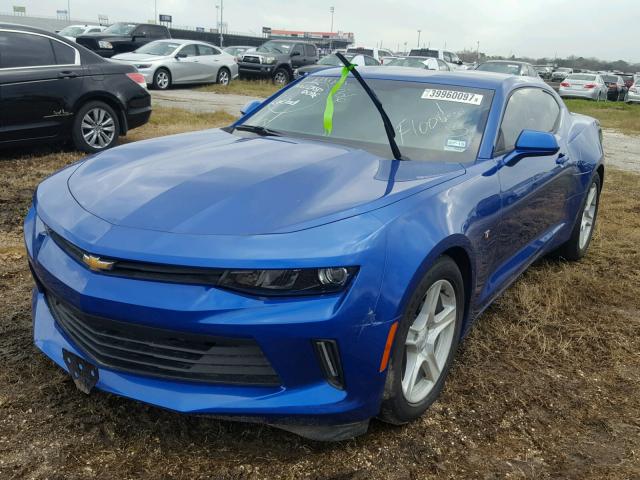 1G1FB1RS9H0128305 - 2017 CHEVROLET CAMARO LT BLUE photo 2