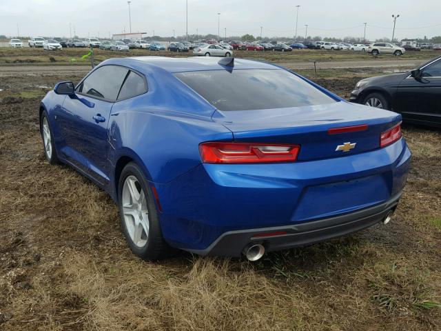 1G1FB1RS9H0128305 - 2017 CHEVROLET CAMARO LT BLUE photo 3