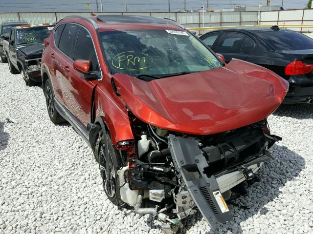 5J6RW1H98HL016563 - 2017 HONDA CR-V TOURI RED photo 1