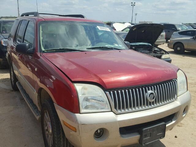 4M2ZU66K75ZJ15246 - 2005 MERCURY MOUNTAINEE RED photo 1