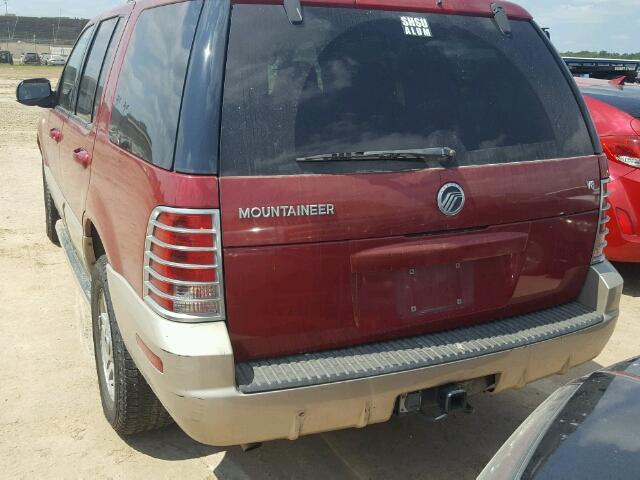 4M2ZU66K75ZJ15246 - 2005 MERCURY MOUNTAINEE RED photo 3