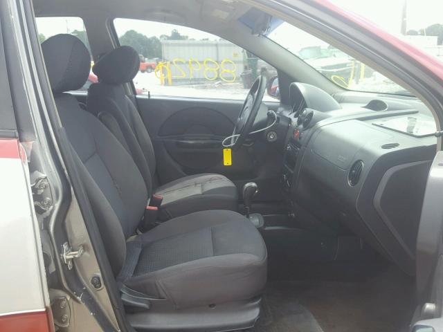 KL1TD666X8B119925 - 2008 CHEVROLET AVEO BASE Екі түсті фото 5