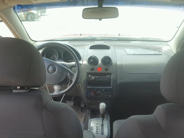 KL1TD666X8B119925 - 2008 CHEVROLET AVEO BASE Екі түсті фото 9