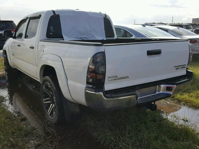 3TMJU4GN8AM099098 - 2010 TOYOTA TACOMA WHITE photo 3