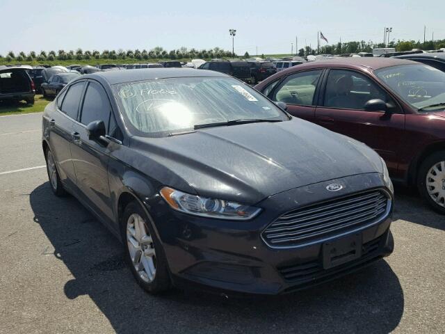 3FA6P0H71DR112969 - 2013 FORD FUSION SE BLACK photo 1