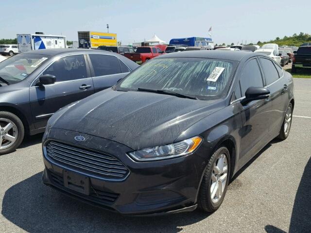 3FA6P0H71DR112969 - 2013 FORD FUSION SE BLACK photo 2