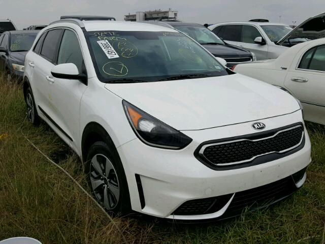 KNDCB3LC1H5042254 - 2017 KIA NIRO WHITE photo 1